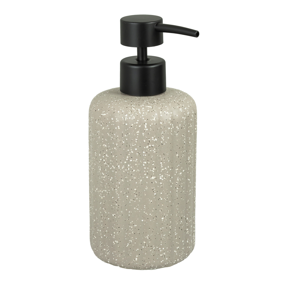 Szappanadagoló, Peru, kőagyag, barna pettyes, 450 ml