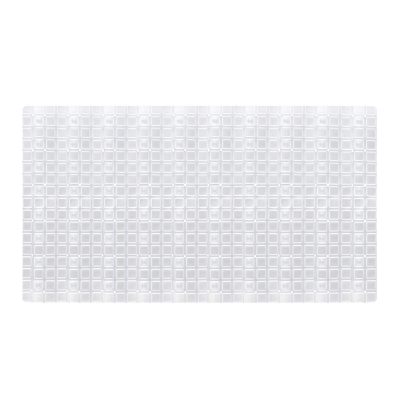 Csúszásgátló kádbetét, átlátszó PVC, 70×40 cm