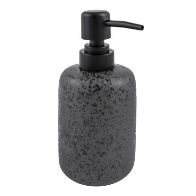Szappanadagoló, Hades, kőagyag, antracit, 350 ml